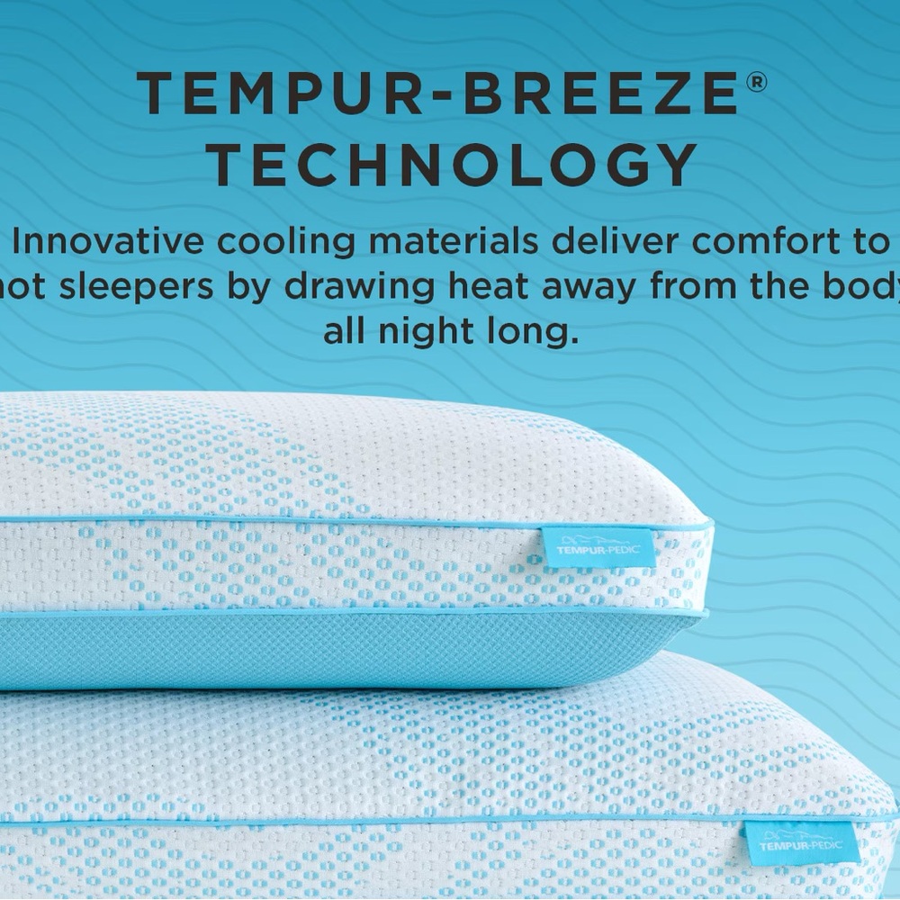 Tempur-Pedic Memory Foam Pillow – Cooling Cover